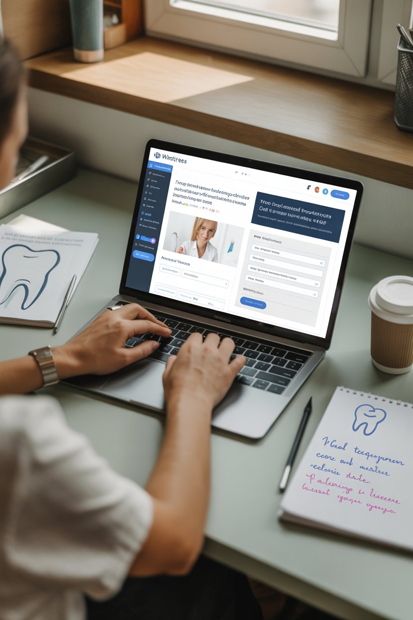 contenuti per strategia di web marketing sito dentista napoli