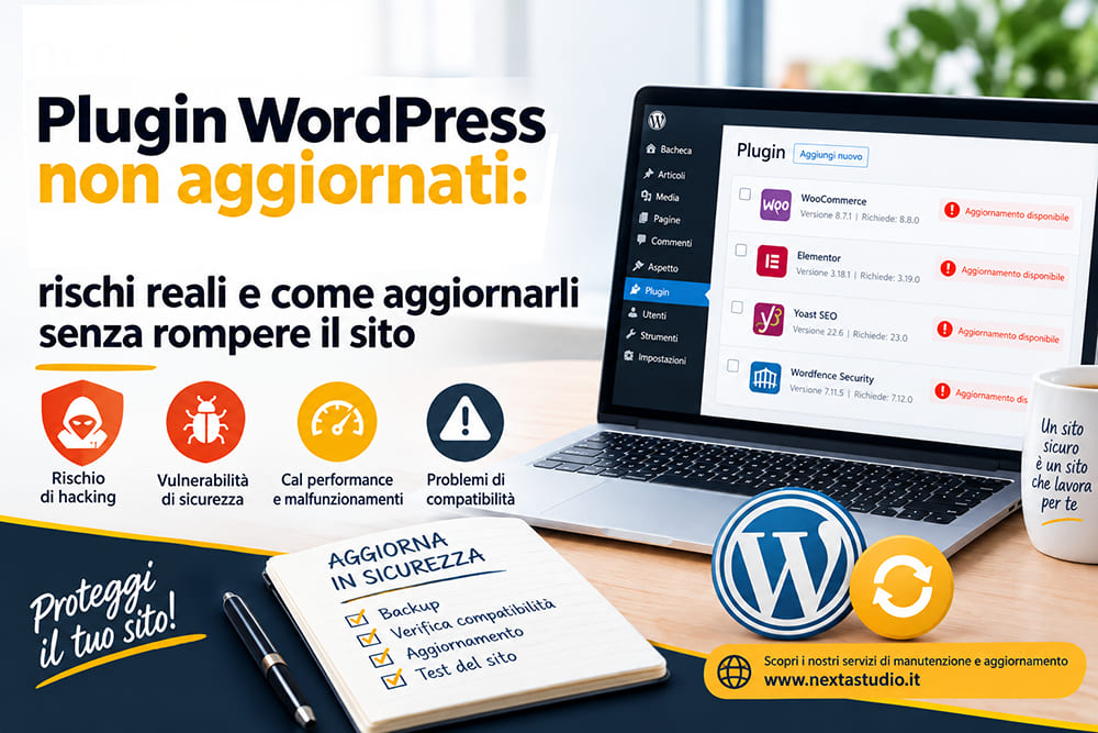 Aggiornare i plugin di Wordpress in sicurezza